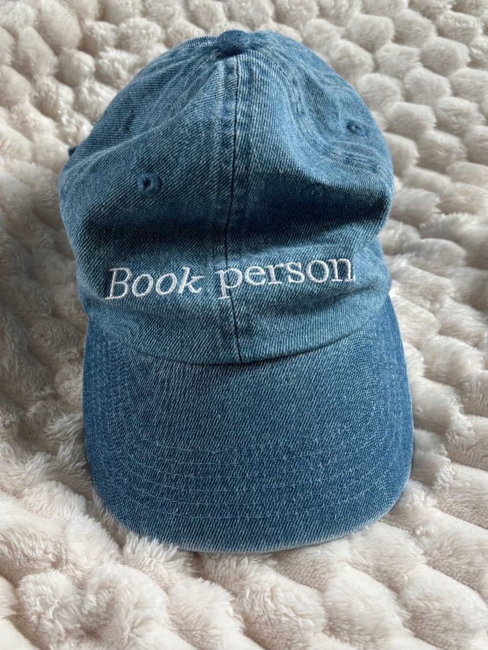 Book Person book of the month hat